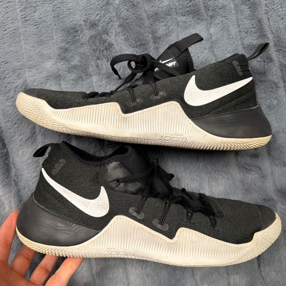 Nike Hypershift Black White Men Basketball Shoes 844369-020 Size 11.5